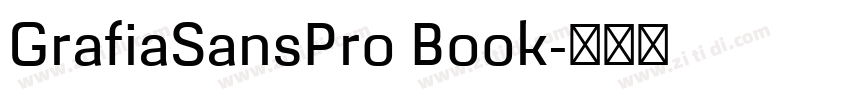 GrafiaSansPro Book字体转换